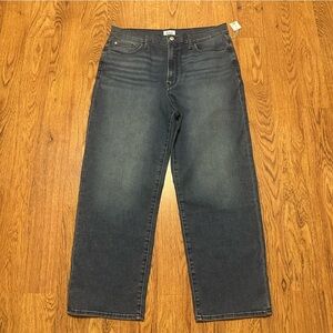 Hudson Jeans Blue Straight Fit Denim Plus Size 34 cotton blend NOA